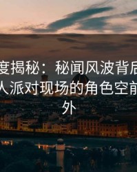 91网深度揭秘：秘闻风波背后，主持人在私人派对现场的角色空前令人意外